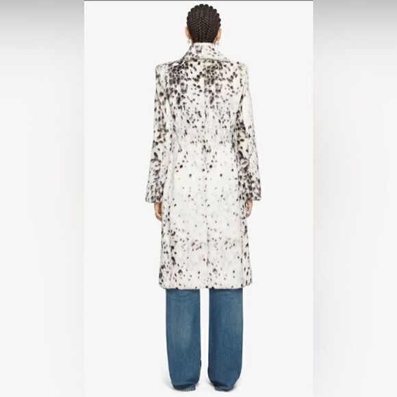 Givenchy From The Runway Coat in Fur with Snow Leopard Print Coat size 40 - Picture 9 of 9